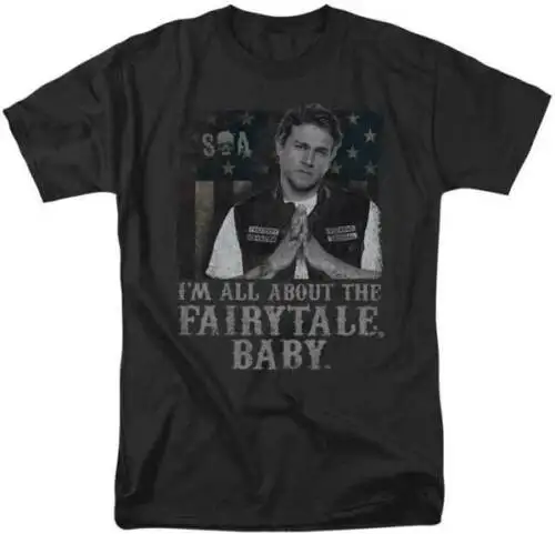 

Anarchy Sons Of Soa Fairytale Baby Samcro Motorcycle Tv Show T Tee Shirt Adult Summer Streewear Size:S-3Xl