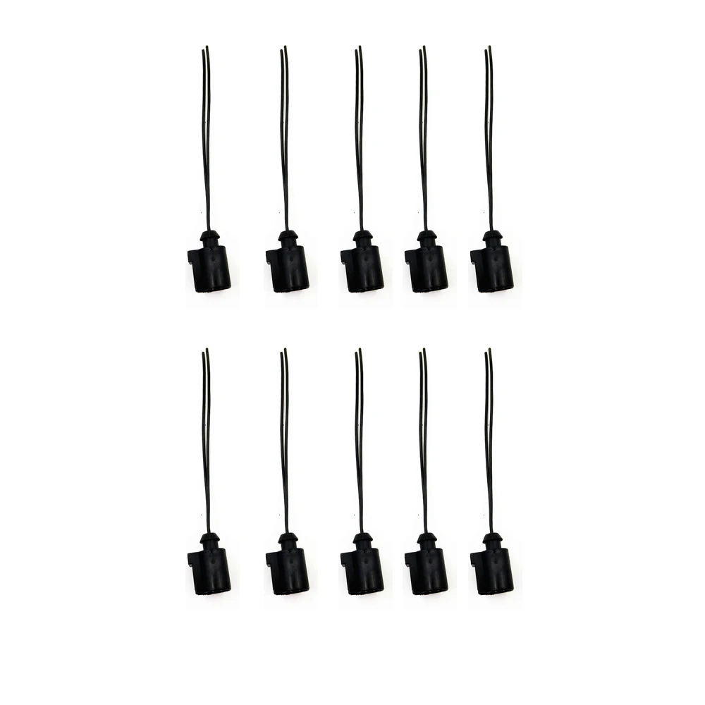 

10 Pcs 1J0973702 2 Pin Connector Plug Wiring Electrical Harness For VW Audi A4 A6 A8 Q5 Q7 2004-2009 1J0 973 702