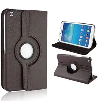 

360 Rotating PU Leather Case for Samsung Galaxy Tab 3 8.0 Cover Stand Function Tab3 8.0 SM-T310 SM-T311 Tablet Funda Case Cover