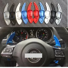 

Aluminum Alloy Add-On Steering Wheel DSG Paddle Shifters Extension For VW Tiguan Golf 6 MK5 MK6 Jetta GTI R20 R36 CC Scirocco