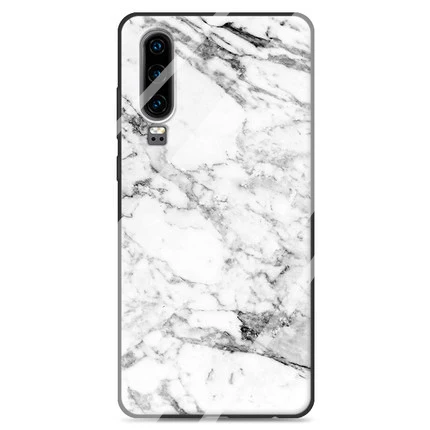 A3 Чехол для huawei P30 из закаленного стекла с деревянным камнем и рисунком для телефона huawei P30 p30 Защитный чехол противоударный - Цвет: A3