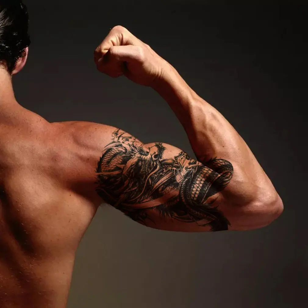 Тату Цветок на руку стикер опционально различные узоры Водонепроницаемый