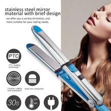 Max 750f nano titânio placa flutuante alisador de cabelo ferro liso profissional rápido alisamento cabelo elétrico metal habitação