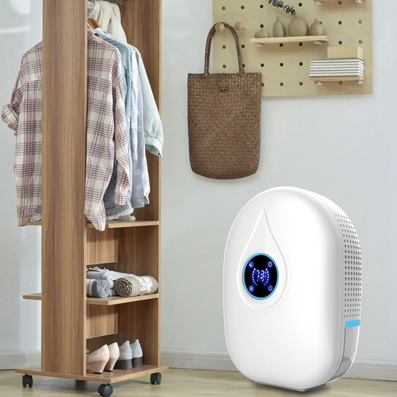 Electric Dehumidifier Mini Portable Air Dryer Desiccant Moisture Absorber Low Noise Cabinet Home Dehumidifier Bedroom Office US