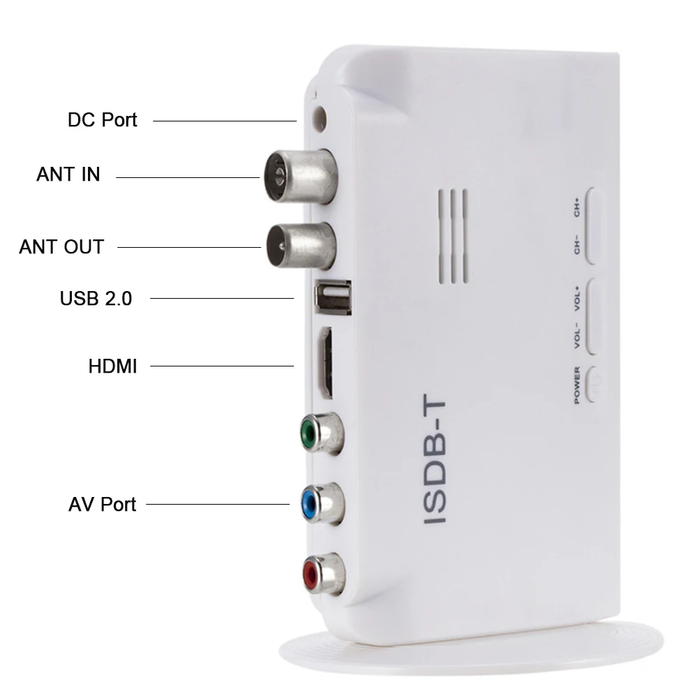 ISDB-T цифровой наземный приемник Full HD 1080P ISDB-C HDMI AV VHF UHF Антенна H.264 ISDB T TDT tv Turner EPG телеприставка