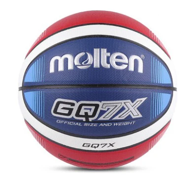 Molten GQ7X Streest баскетбольный мяч Официальный Размеры и Вес Для мужчин Мужская баскетбольная для наружного использования с мячом иглы - Цвет: Size 7 for men