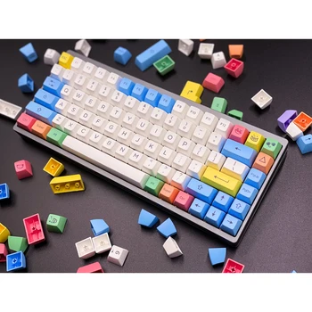 

MP SA Chalk Colorway Keycap SA PBT Dye-Subtion Keycaps SA Profile For Mechanical Gaming Keyboard