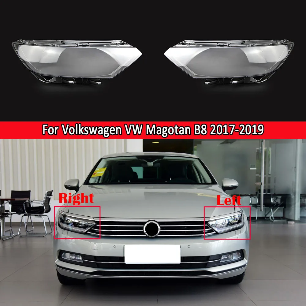 

Автомобильная крышка для объектива фары абажур чехол для Volkswagen VW New Magotan/Passat B8 2017 2018 2019 прозрачная линза для фары