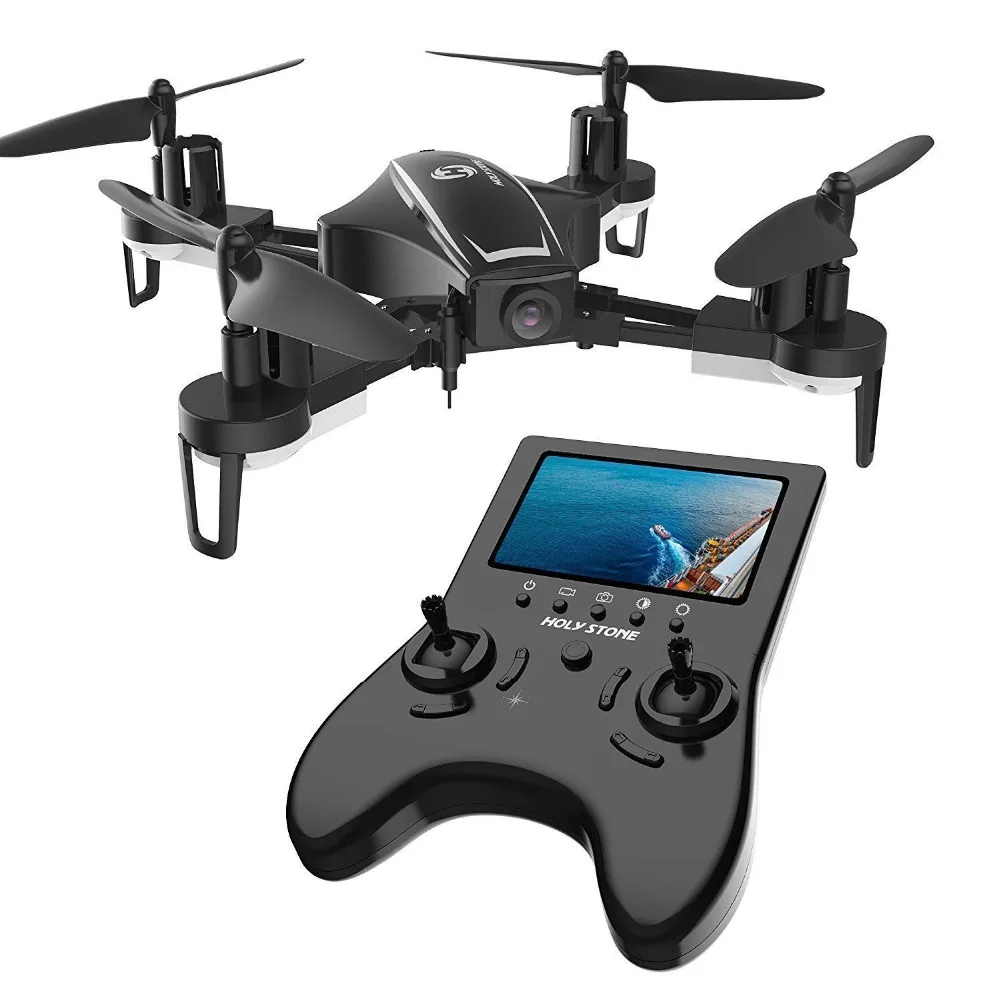 Holy Stone HS230 RC Drone 5.8GHz FPV Wifi 720P HD Camera Drone High Speed LCD Screen Wind Resistance RC Helicopter Quadrocopter