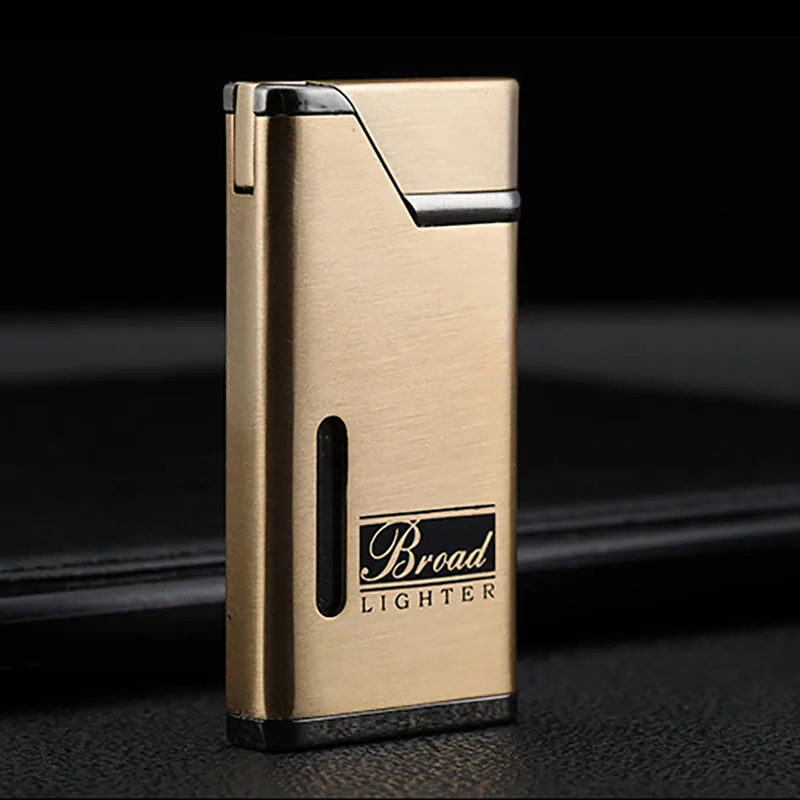 Ultra-thin Visible Gas Lighter Butane Torch Lighter Cigar Cigarettes Lighter Turbo Lighters Smoking Accessories Gadgets For Men Ultra-thin Visible Gas Lighter Butane Torch Lighter Cigar Cigarettes Lighter Turbo Lighters Smoking Accessories Gadgets For Men