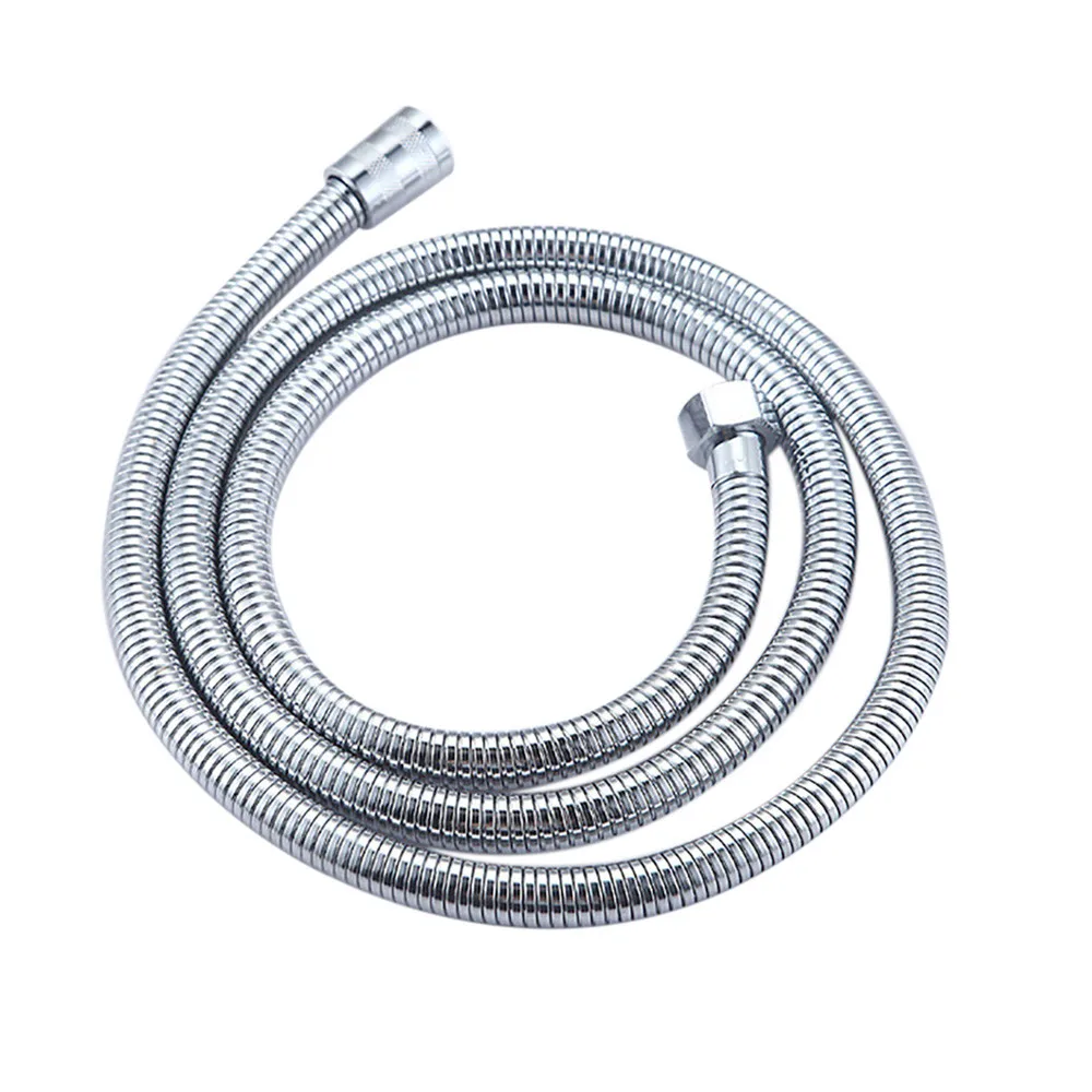 

1.5 encrypted shower hose Stainless Steel Shower Hose Encryption Explosion-proof Hose Spring Tube Pull Tube Bathroom Accessories
