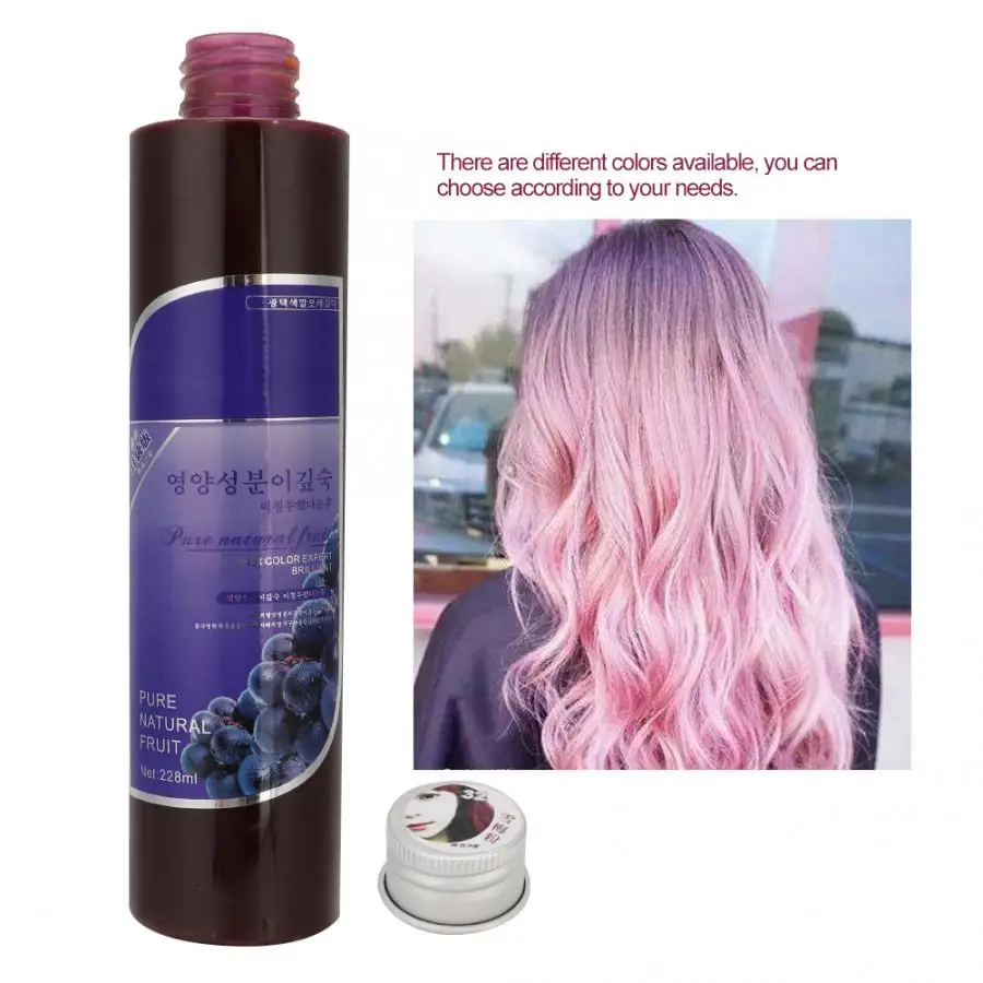 Красящий крем для волос сделай сам 228 мл временного окрашивания инструмент ухода