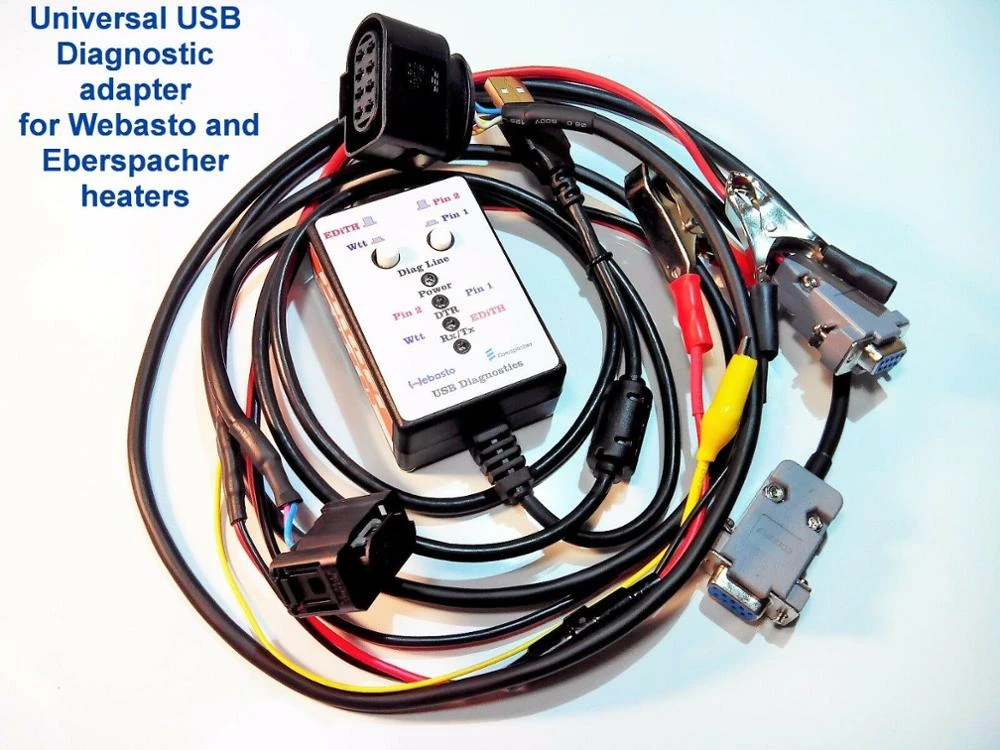 Eberspächer Standheizung & Zuheizer WTT Dual USB Diagnose Adapter für Webasto Eberspächer Standheizung & Zuheizer WTT Dual USB Diagnose Adapter für Webasto