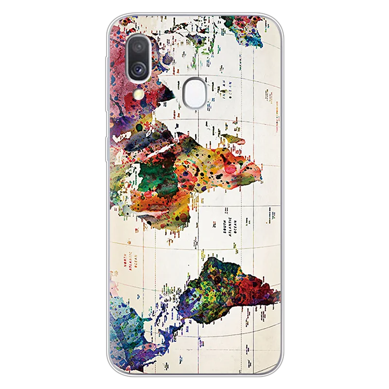 ditu Роскошный чехол для телефона samsung Galaxy A40 A30 A50 A70 A60 A10 A20 чехол Модный мягкий силиконовый чехол из ТПУ - Цвет: ditu