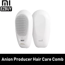 Xiaomi Wellskins Портативный анион уход за волосами Расческа анион автоматический производитель быстрая зарядка-белый