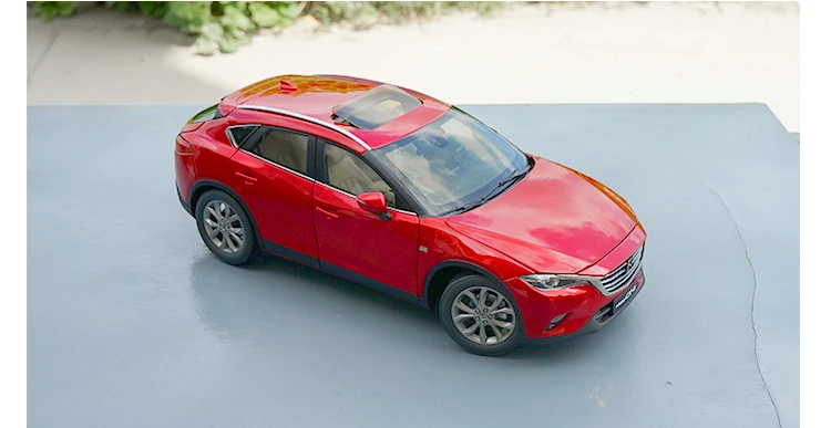 1:18 MAZDA CX-4 SUV литая модель автомобиля игрушки Металлическая Модель автомобиля оригинальная коробка