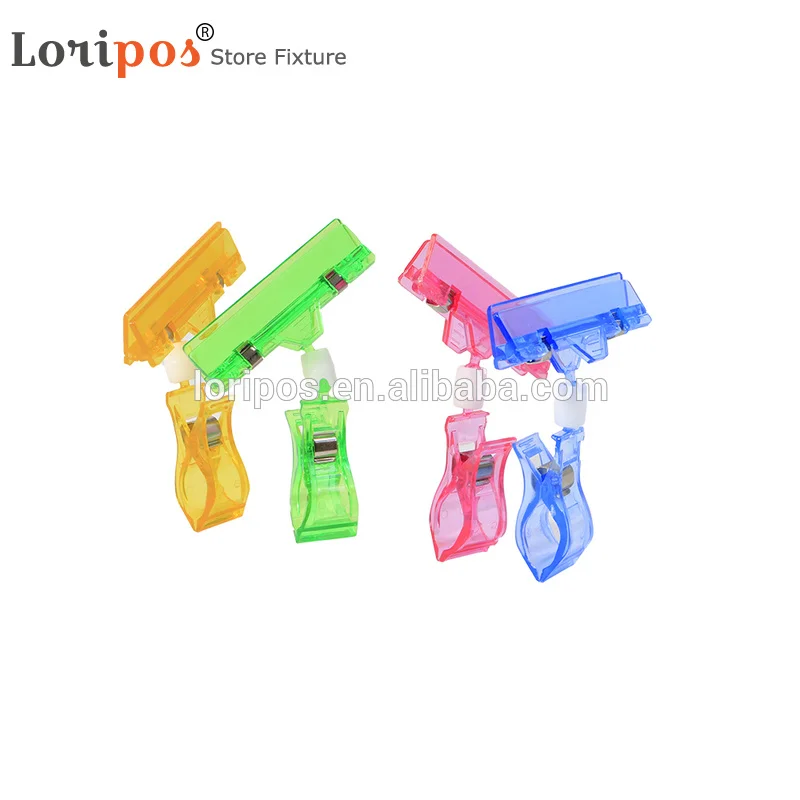 8 X 11 cm Plastic Translucence Green Blue Orange Rose Red POP Memo Note Price Label Sign Info Name Card Picture Photo Clip Hold