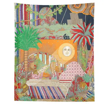 

Divination Tarot Tapestry Printing Beach Blanket Sun Home Wall Decoration Cartoon Wall Hanging for Living Room Decor