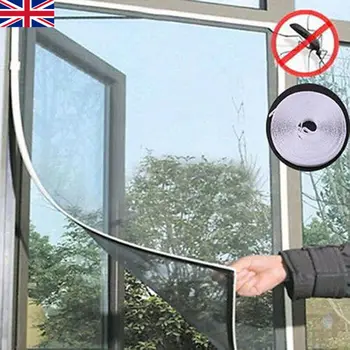 

2019 New Home Mosquito Insect Window Mesh Net For Doors Windows Fly Screen Curtain Netting Anti Mosquito Net For Kitchen Window