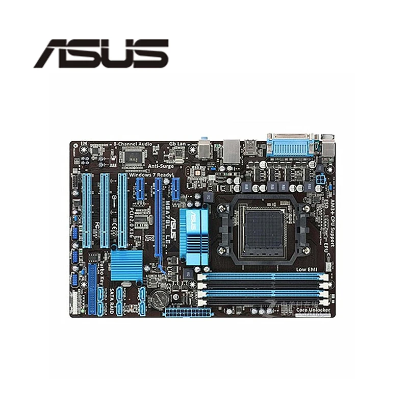 Материнская плата для ASUS M5A78L LE разъем AM3 + DDR3 AMD 760G M5A97 970M FX оригинальная настольная