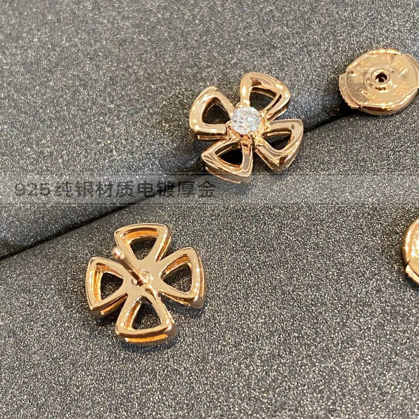 2021 Spring Summer New Fiorever Versatile Luxury Design Top Brand Best Quality Cute Hot Fashion Ladys Diamond Flower