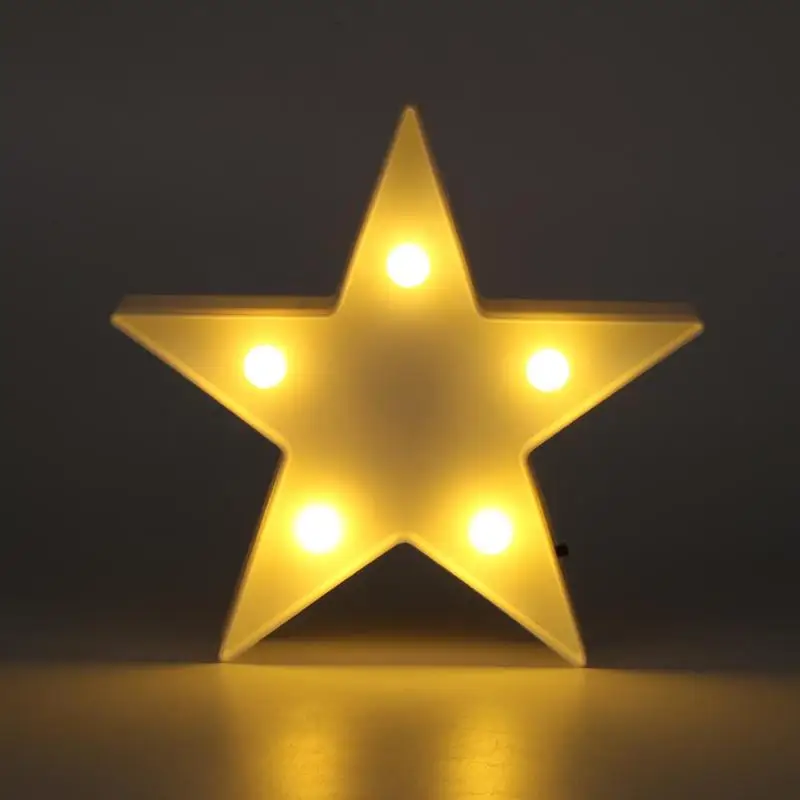 star shaped table lamp
