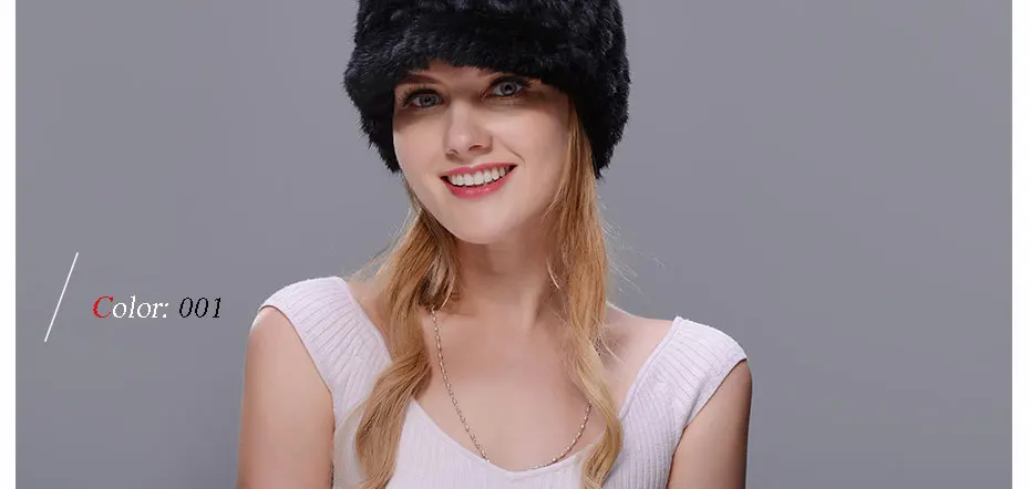 Зимняя вязаная Настоящая Натуральная норковая шапка для женщин Ermine хорошего качества Женская норковая шапка с ушками теплая Избегайте ветра и снега