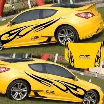 

3D Flame Totem Decals Car Strong Adhesive Stickers Full Body Universal Car Styling Vinyl Decal for Auto Exterior Decoration