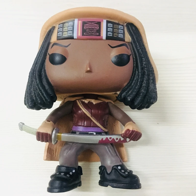 

Movie The Walking Deads - MICHONNE #38 Model Figure Vinyl Doll Collection Model Toy for kids gifts Xmas