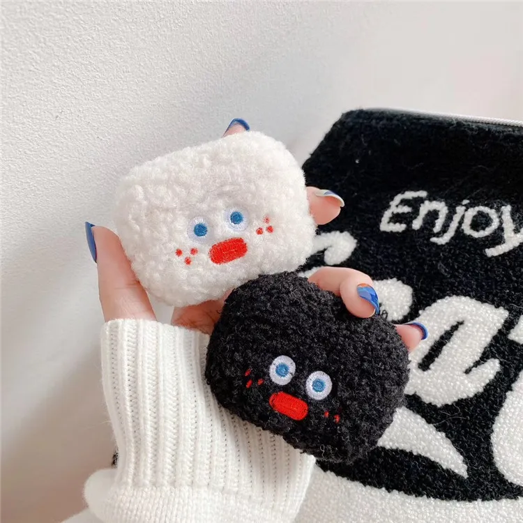 

2020 Lamb Hair Cute Duck Cover For Airpods 3 Wireless Bluetooth Headset Protective Sleeve Anti-fall Shell For Airpods Pro Case