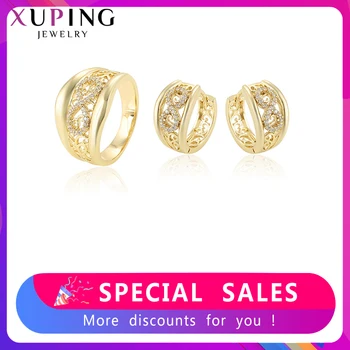 

Xuping Elegant Temperament Jewelry Sets High Quality Synthetic Cubic Zirconia Jewelry Women Mother's Day Gift 64987