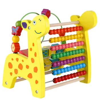 

Kids Multifunctional Deer Knocking Piano Bead Calculator Puzzles Toys Learning Toys