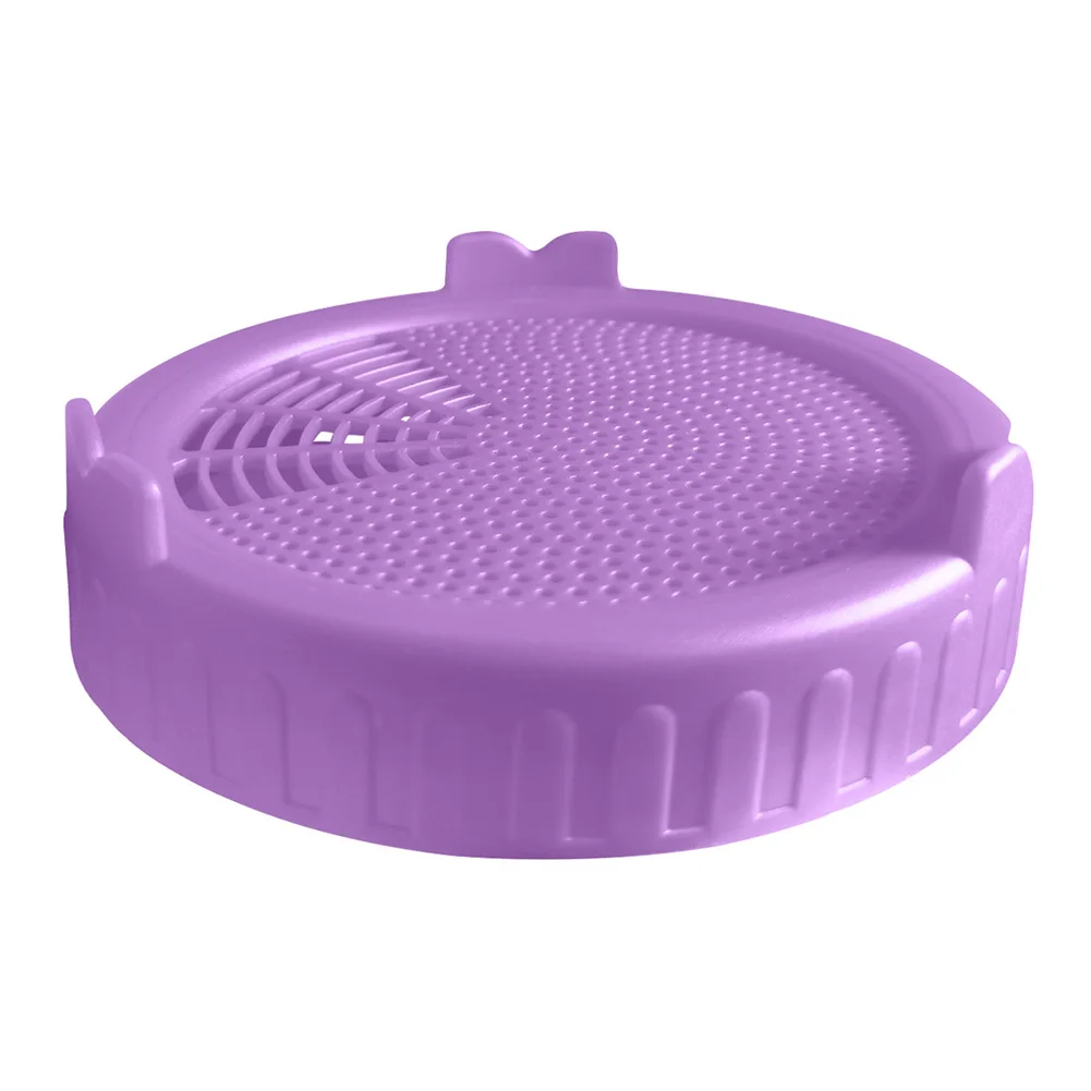 1PC Food Bottle Grade Mesh Sprout Cover Kit Seed Crop Germination Strainer Silicone Sealing Ring Lid Mason Jar Germination