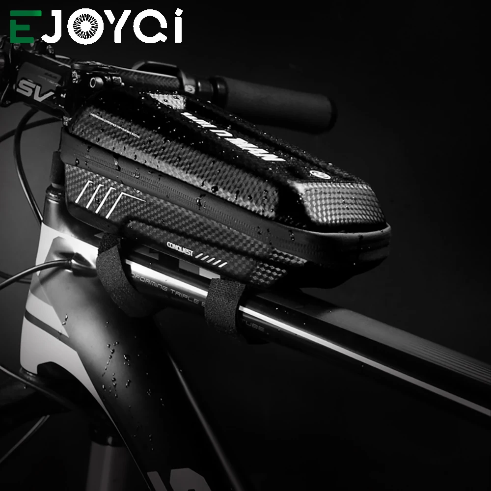 

EJOYQI Front Frame Solid Bag Bicycle Bags Box Waterproof Large Capacity Ebike Conversion Part Accessories