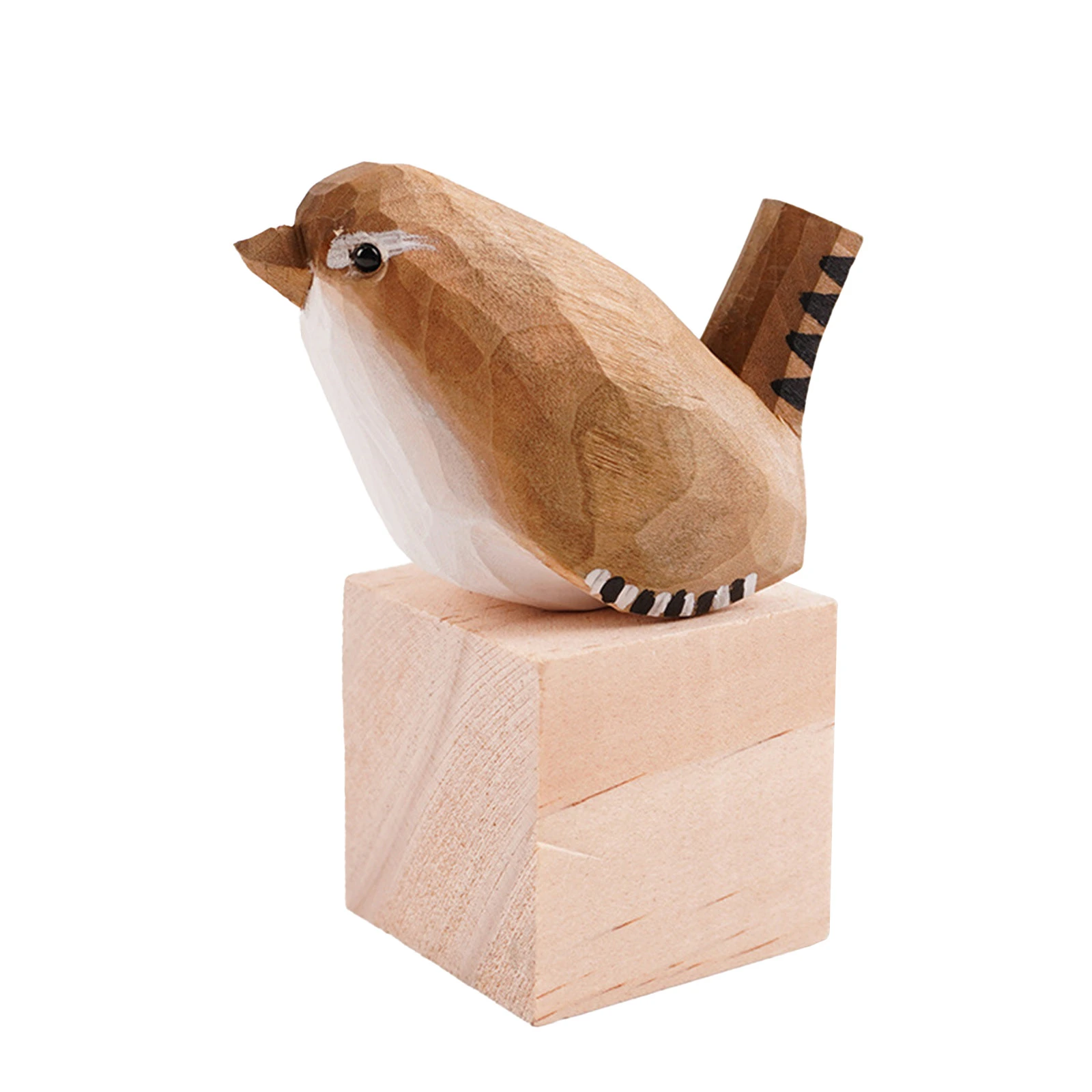 small wooden bird figurines