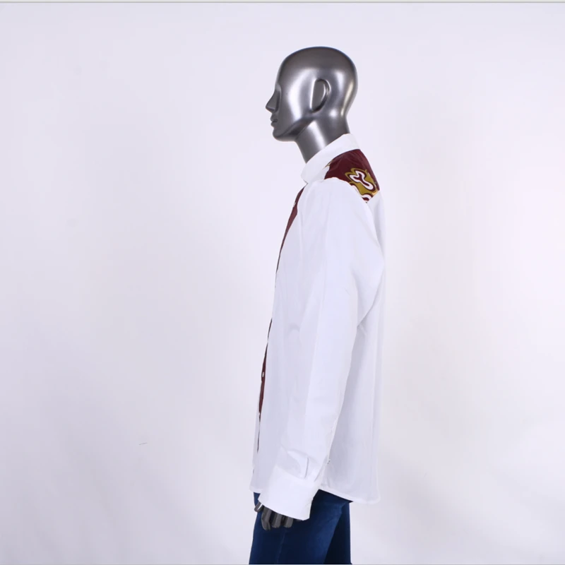 Casual 100% Cotton Mens Shirt African Clothing Dashiki Patchwork Print Shirt Tops Bazin Riche Traditional African Clothing WYN81 Casual 100% Cotton Mens Shirt African Clothing Dashiki Patchwork Print Shirt Tops Bazin Riche Traditional African Clothing WYN81