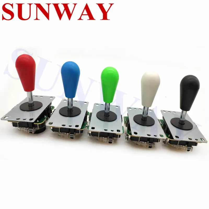 Горячая 1 шт. 5 цветов 5pin джойстик Sanwa для аркадных игр с 8way управление игровой контроллер для игровой автомат для аркад