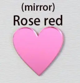 rose red mirror На Заказ Свадебный знак обруч, фото реквизит настенный знак для невесты и жениха персонализированный Свадебный знак обруч стиль имя акриловый декор, Receptio - Цвет: rose red mirror