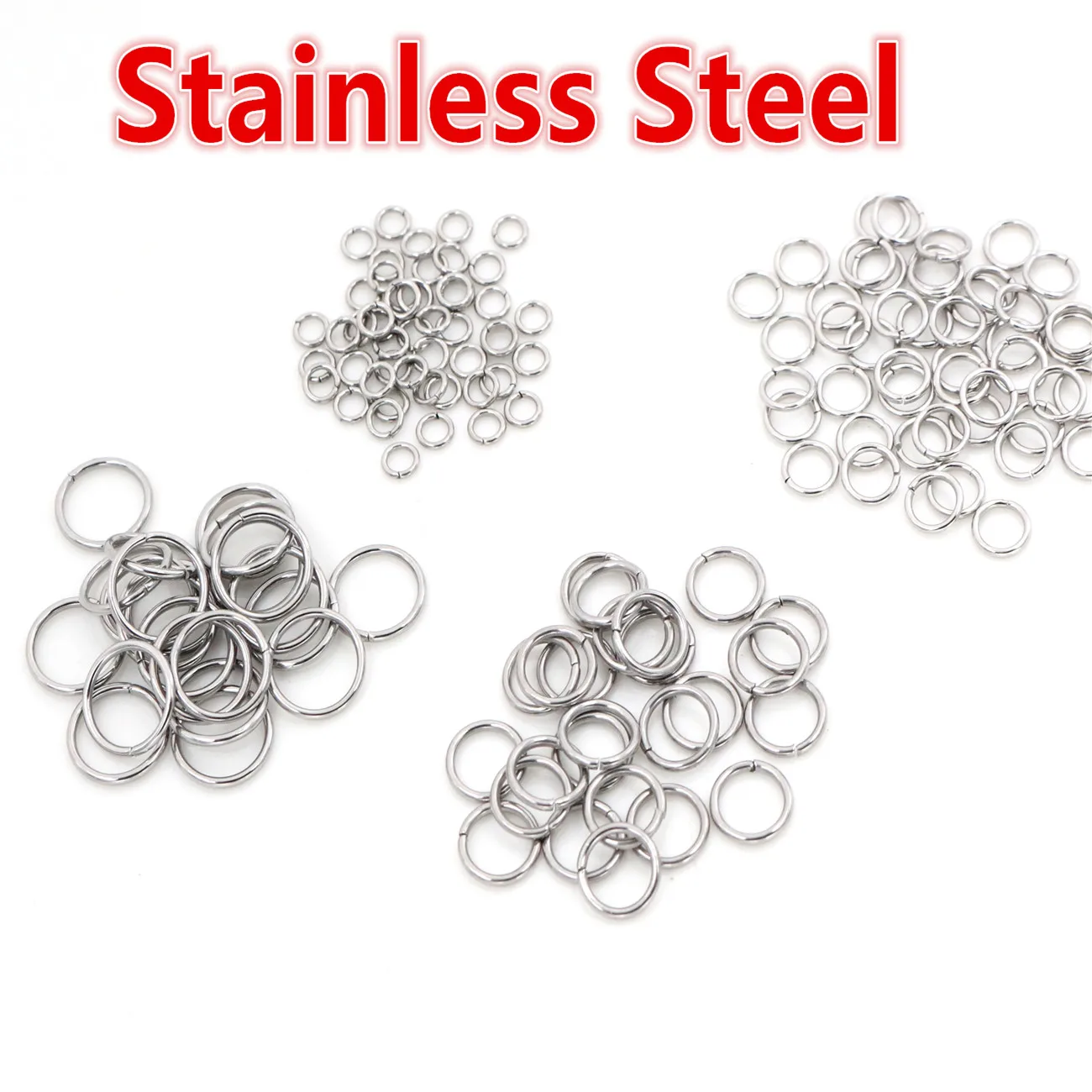 60 3mm 4mm 6mm Sterling Silver Open Jump Rings Jewelry Findings Good Quality