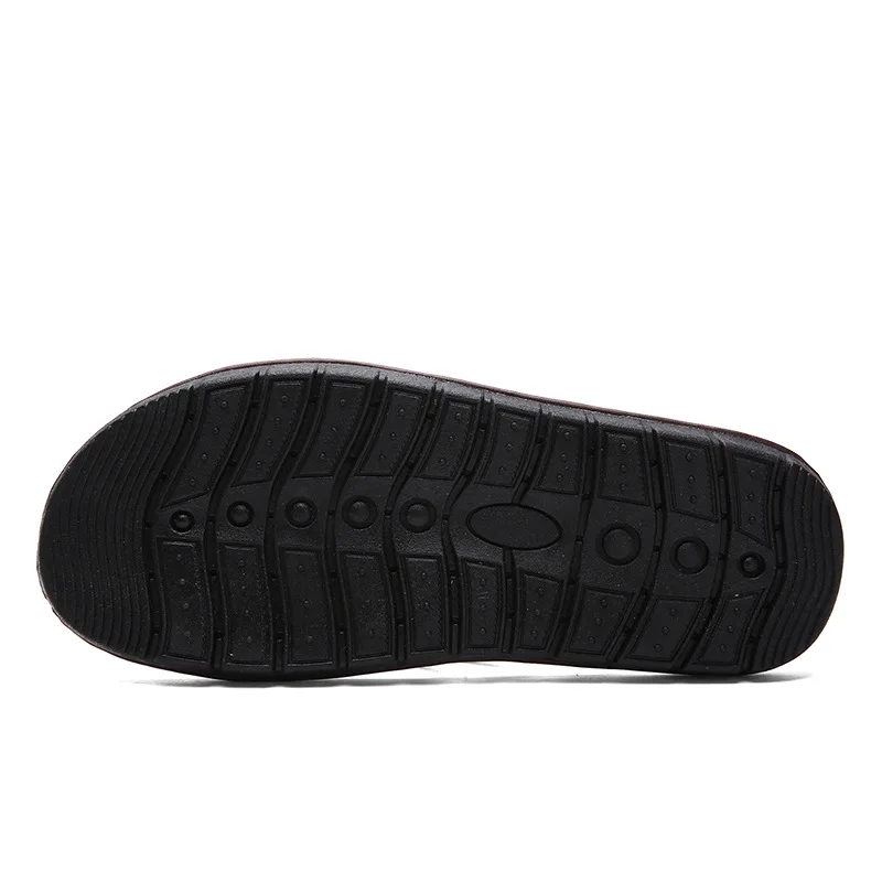 

Summer New Products Couples Flip-flops Soft Bottom Sandals Korean-style Cool Fashion Large Size 46 Anti-slip Cowhide Beach Sanda
