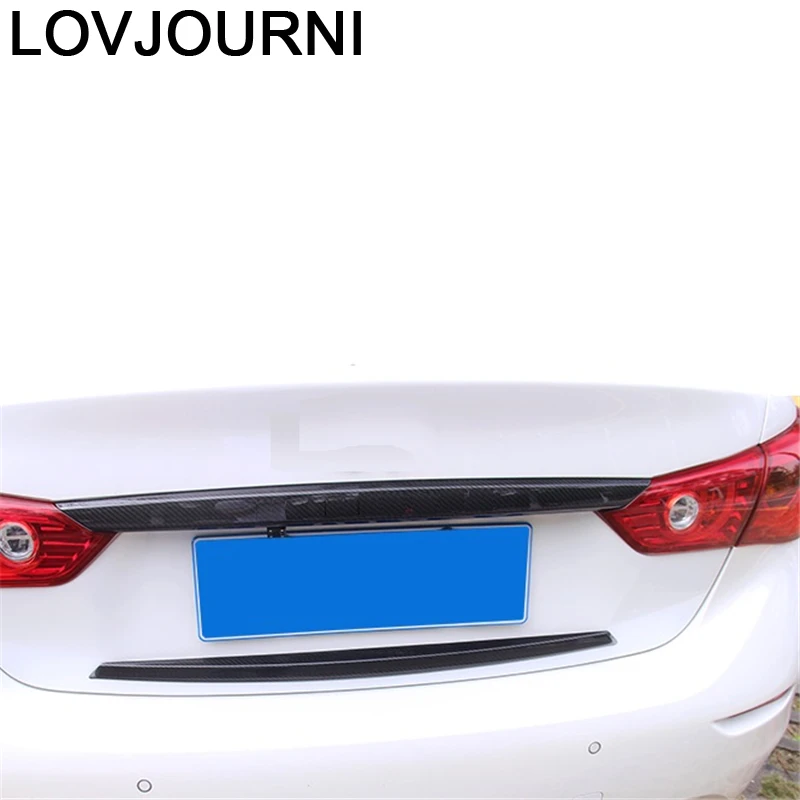 Кузова багажника заднего бампера экстерьера Automovil хром автомобильные аксессуары молдинги аксессуары Запчасти 16 для Infiniti Q50
