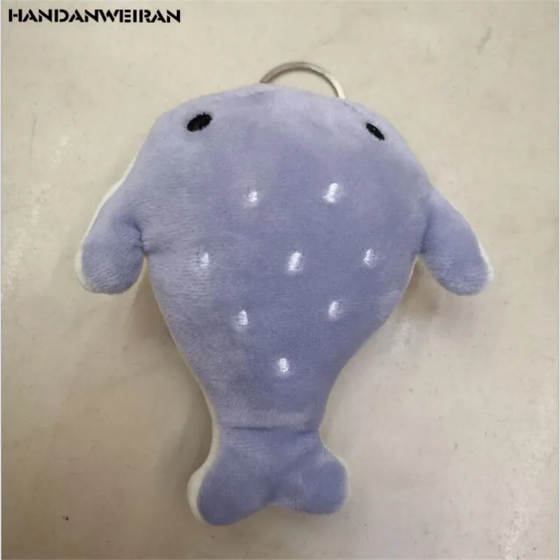 HANDANWEIRAN 1pcs12cm Creative Little Whale Plush Doll Premium pp Cotton Filled Decorative Pendant for Boys and 1