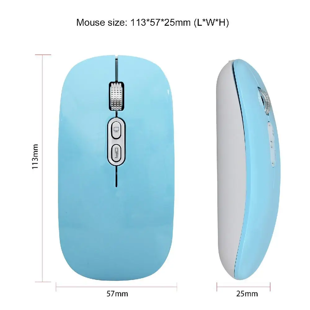 HobbyLane M103 перезаряжаемая беспроводная мышь Mute 1200 dpi 2,4G приемник встроенный литиевый аккумулятор офисная беспроводная мышь d35