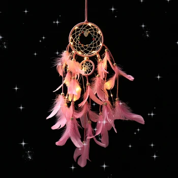 

Nordic Style Wind Chimes Outdoor Bedroom Decor Dream Catcher Ring Wind Chimes Girl Room Quarto Infantil Pink Room Decor BA60FL
