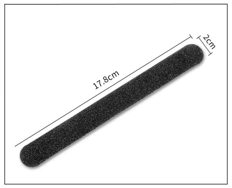 10 шт. Двусторонняя губка пилки для ногтей двухсторонняя шлифовальная панель пилка для ногтей Полировка полосы Маникюрный Инструмент