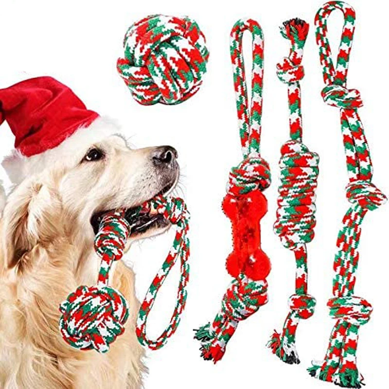 Dog Chew Rope Toys Set