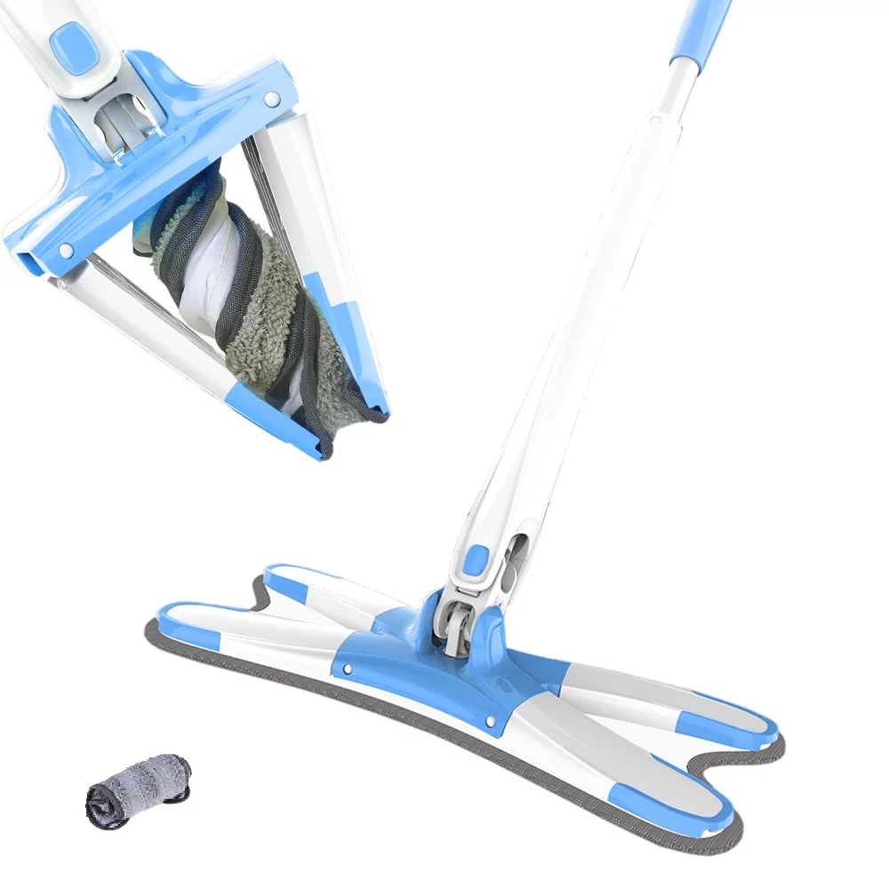 Sokoltec Швабра без выдавливания Ручная стирка плоская горизонтальная бабочка