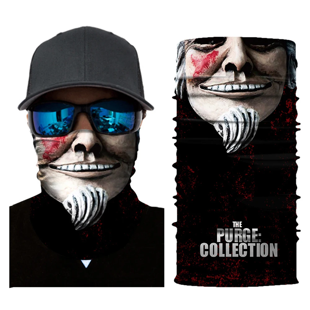 Halloween Motorcycle Face Mask New Cool Robot Mask Scarf Joker Headband Balaclavas for Cycling Fishing Ski Motorcycle AC361