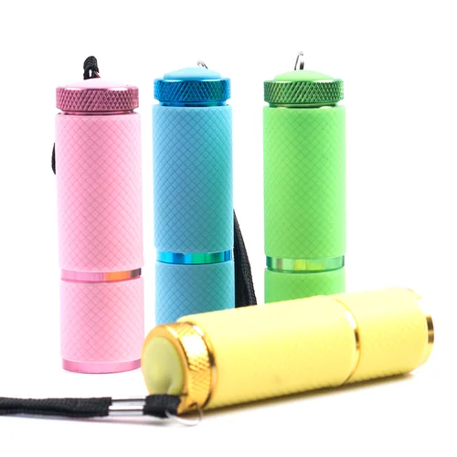 에폭시 Uv 수지 경화용 UV 손전등, 9 LED 울트라 바이올렛 토치 라이트 램프, 접착제, LED 손전등, 전류 감지기, 1 PC 3