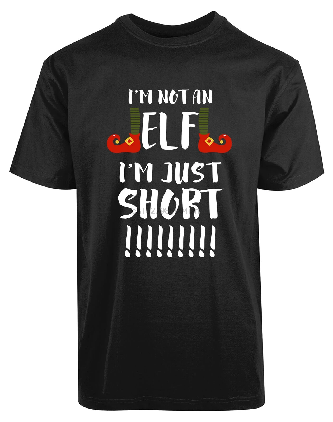 Im not an Elf рубашка Im just короткая забавная Рождественская классная графическая футболка